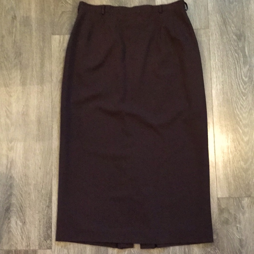 Austin Reed, Fully-Lined, Straight, Brown Skirt